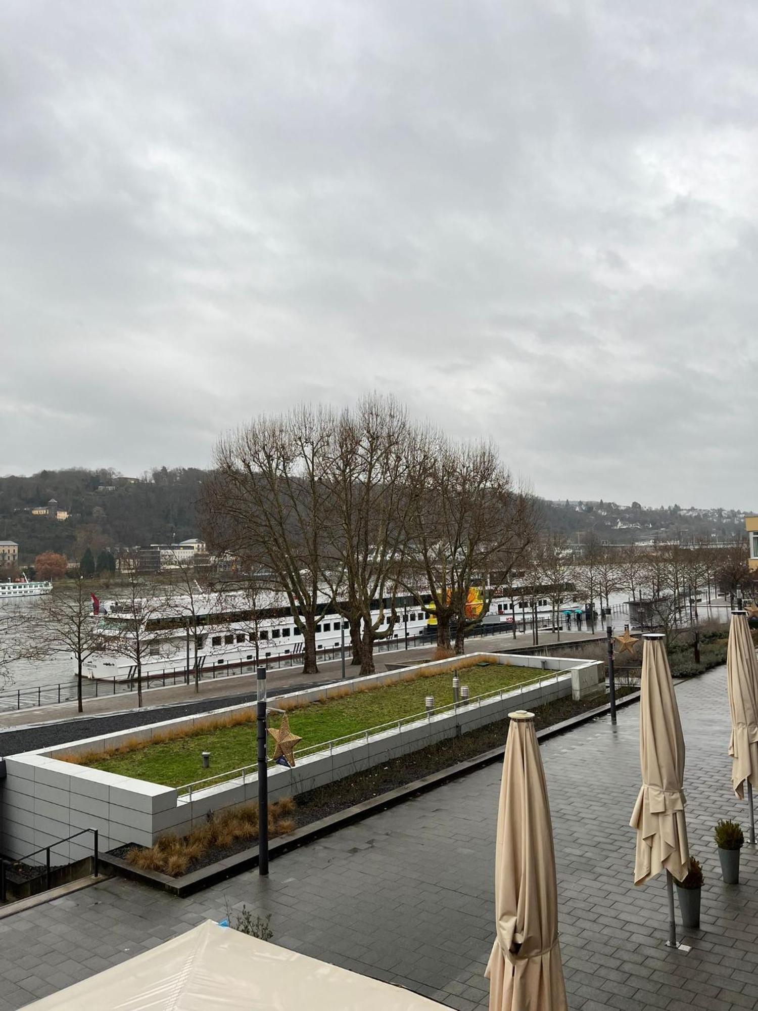 Rheinpanorama Suite Mit Balkon Koblenz (Rhineland-Palatinate) Exterior foto